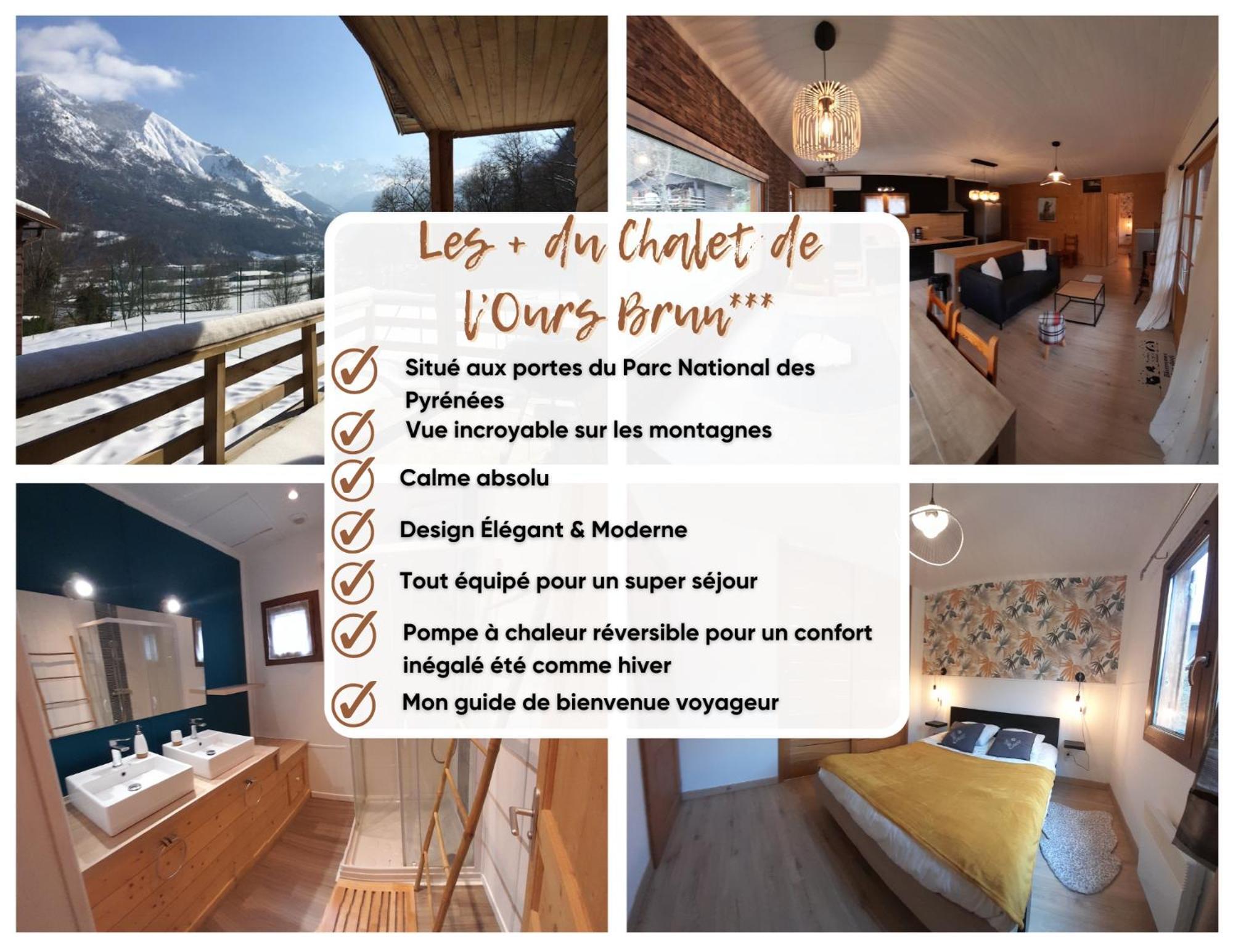 Chalet De L'Ours Brun, Gite 3 Etoiles Gere-Belesten Eksteriør bilde